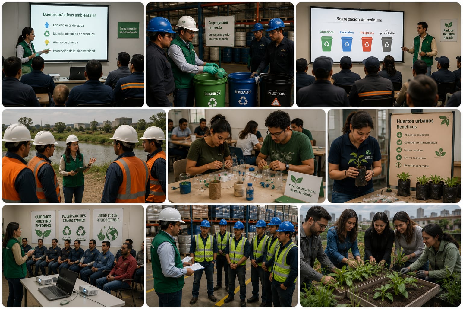 Capacitación ambiental PREYCAP — cursos y talleres para equipos de trabajo